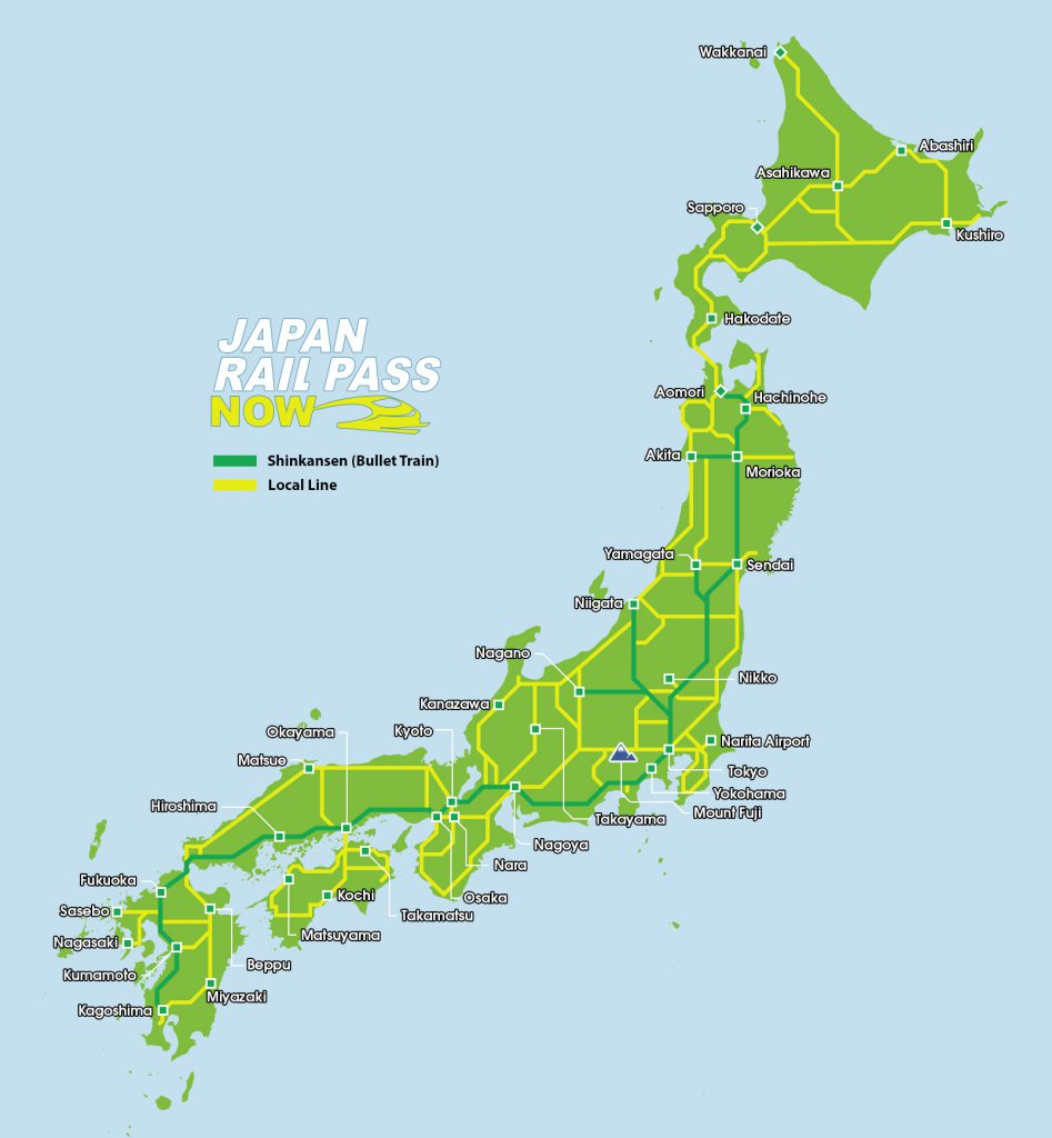 japan rail pass trip planner