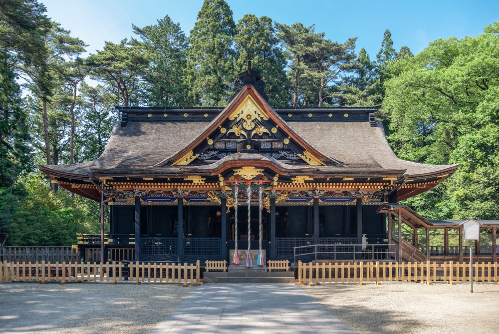 Osaki Hachimangu shrine in Sendai, Japan