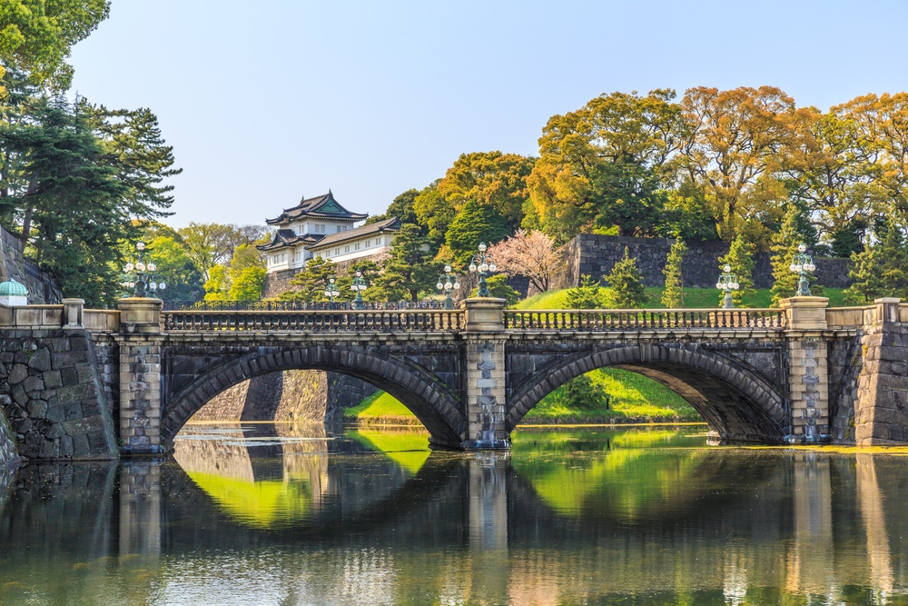 tokyo imperial palace and the bridge