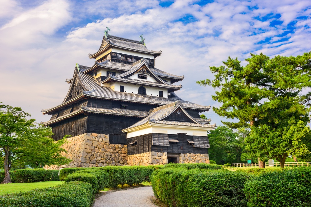 Matsue, Japan at Matsue Castle.