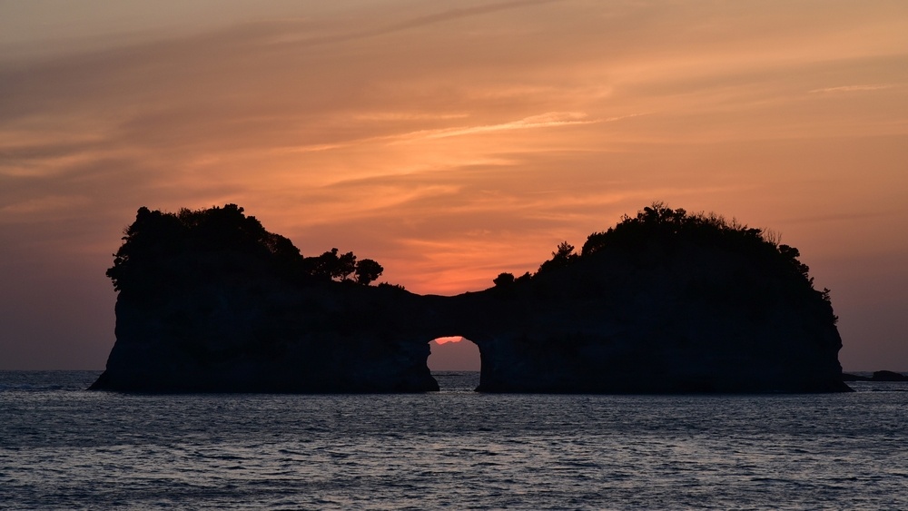 Sunset of Engetsu Island