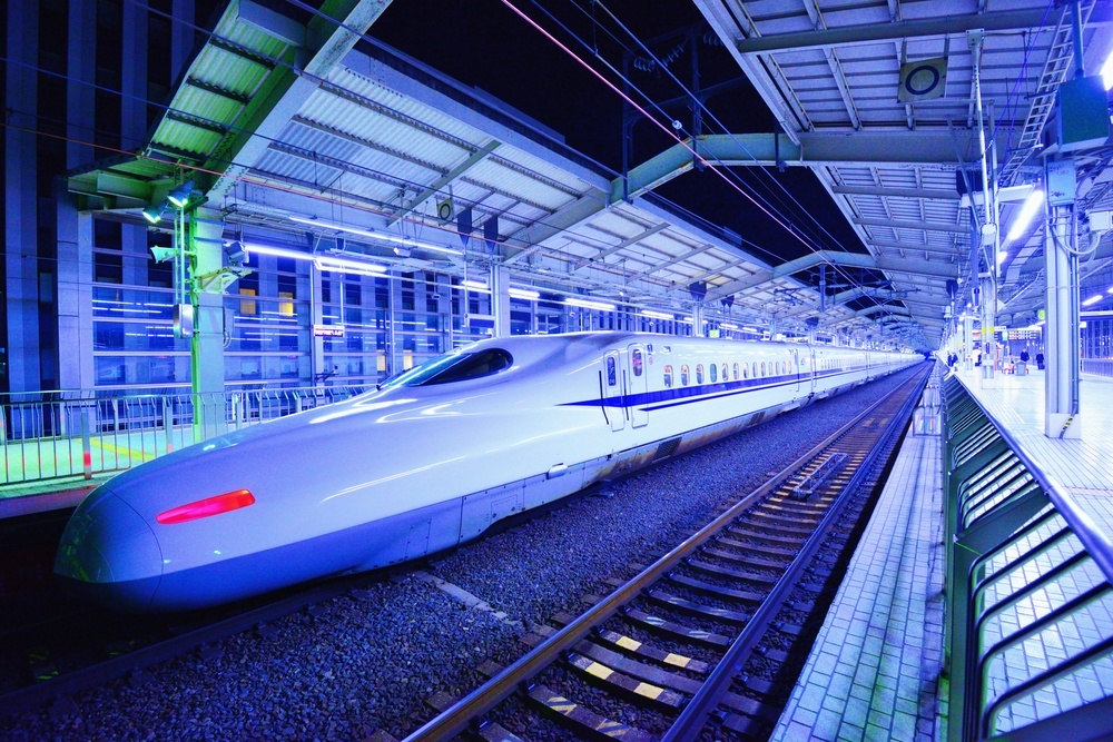 Japan's Bullet Train makes a brief stop