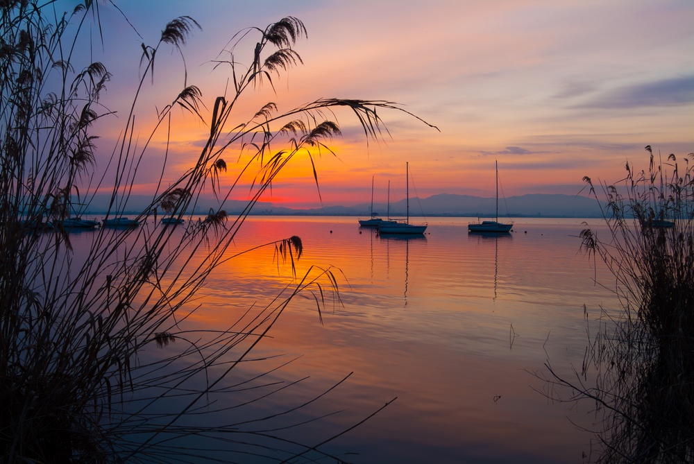 Biwa Lake in the morning